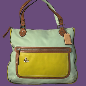 Coach Poppy Hallie Tote